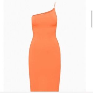 Aritzia Babaton Contour One-Shoulder Midi Dress Size M